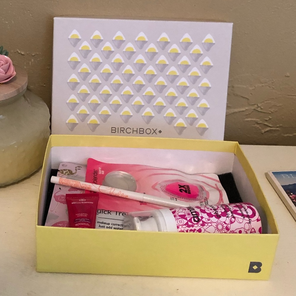Birchbox with samples